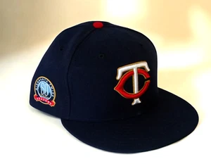 Minnesota Twins 60th Aniv. Fitted New Era 5950 Gr. 7 1,2 Neu ohne Etikett USA Made - Bild 1 von 5
