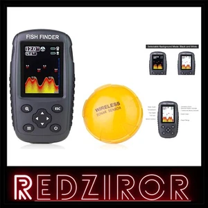 Rechargeable Fishing Locator - 164ft Depth Reading & Fish Size Sensor Display - Picture 1 of 8