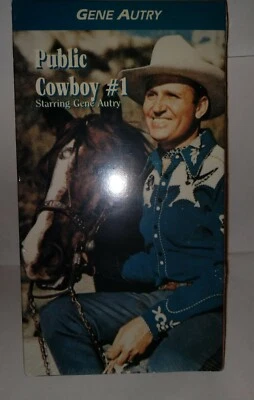 Public Cowboy #1 VHS 1992 starring Gene Autry 1937 Western Movie Sealed - Image 1 of 2