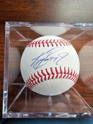 KEN GRIFFEY JR.  AUTOGRAPHED MLB BASEBALL BECKETT WITNESS 1W449141 - Image 1 of 4