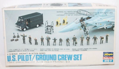 Хобби-наборы Hasegawa X72-7 НАБОР ДЛЯ ПИЛОТА/НАЗЕМНОГО ЭКИПАЖА США Самолет в Действии 1:72 Как новый в коробке - Изображение 1 из 4