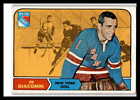 1968-69 Topps #67 Ed Giacomin New York Rangers