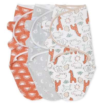 Pacote com 3 mantas Desert Safari Swaddles - 0-3 meses The Peanutshell - Imagem 1 de 4