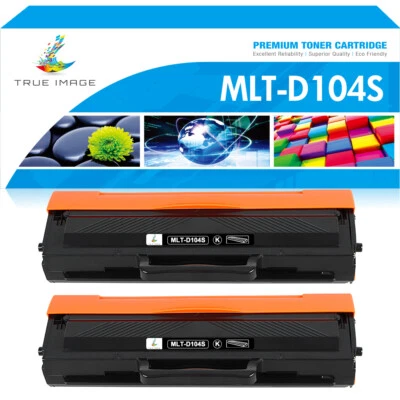 Paquete de 2 tóneres nuevos MLT-D104S para Samsung MLTD104S ML-1667 ML-1675 ML-1865W Foto 1 de 4
