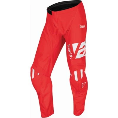 Answer Syncron Merge MX Junior Pants Off-Road Motocross Red White - Image 1 of 2
