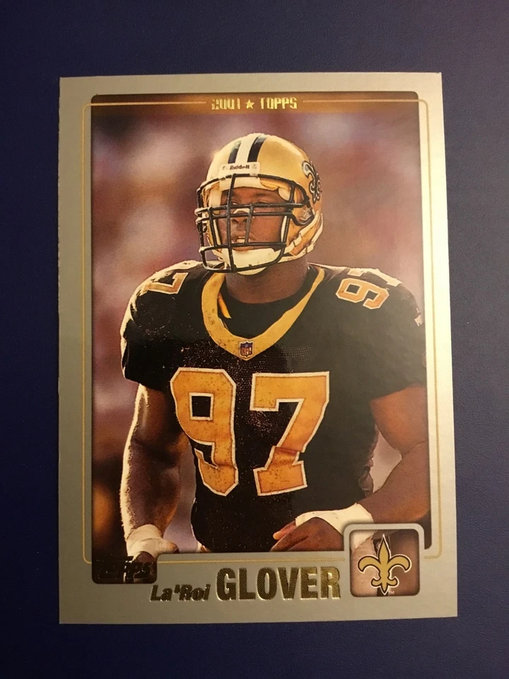 2001 Topps #262 LA'ROI GLOVER New Orleans Saints DE Great Card Look !  - Image 1 of 1