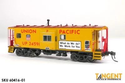 Tangent ~ HO Scale ~ Union Pacific ~ Rock Island Bay Window Caboose ~ 60416-01 - Image 1 of 4