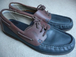 Freizeitschuhe Segel-, Boot-, Deckschuhe 44/43 echtes Leder - Bild 1 von 6
