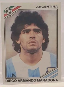 PEGATINA PANINI MÉXICO 86 DIEGO MARADONA ARGENTINA NAPOLI 1986 1982 1978 74 80 84 - Imagen 1 de 3