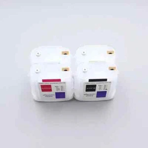 4 pcs/Set Refill ink Cartridge10 82 For HP Designjet 500 800 815/820MPF Printer - Picture 1 of 6