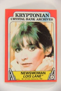 Superman 2 Topps 1980 Trading Card #4 Newswoman Lois Lane ENG L017145 - Picture 1 of 2