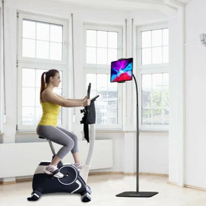 Aluminum Mount Adjust Gooseneck Floor Stand Holder For iPhone iPad Samsung Tab - Picture 1 of 11