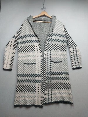 Joseph A Qu'est-ce Que C'est Silk? Suéter cárdigan talla grande frente abierto Foto 1 de 4