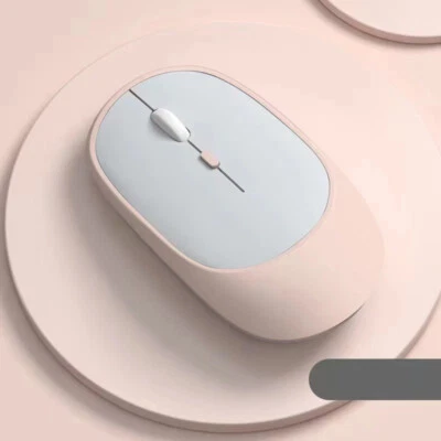 Wireless Bluetooth mouse Rechargeable mute Portable for PC ipad Mac Windows - Image 1 of 4