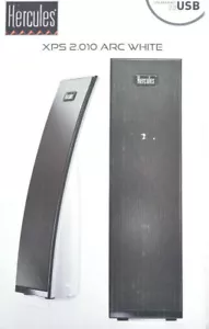 Hercules XPS 2.0 10 Arc Lautsprecher Boxen weiß Soundsystem PC Büro 4780686 - Bild 1 von 3