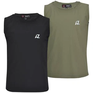 Kids Boys Plain Sports Vest Athletic Soft Feel Summer Tank Sleeveless Casual Top - Picture 1 of 9