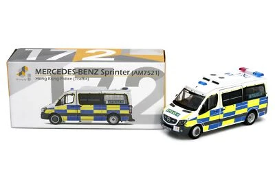 Tiny City 172 Die-cast Model Car - Mercedes-Benz Sprinter Police Traffic(AM7521) - Image 1 of 4