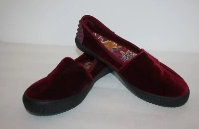 Sapato Feminino Blowfish Malibu Borgonha Veludo Tamanho 8 - Imagem 1 de 4