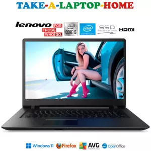 Lenovo V-Series Laptop Intel i5 2.8GHz Windows11 12Gb Ram Office WiFi 5GHz DVD - Picture 1 of 11