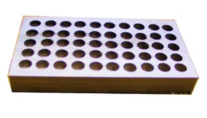 50 Rd 40 S&W Ammo Tray for Reloading Ammo Holder - Loading Block - Walnut - Picture 1 of 1