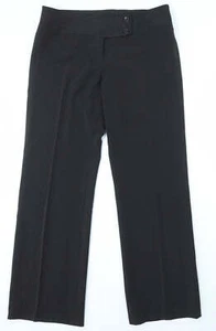 Atmosphere Womens Black Polyester Blend Trousers Size 14 L31 in - Picture 1 of 12