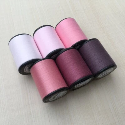 Rose Pink Color shade 6 Spool Sewing Thread All Purpose Spun Polyester 600 Yards - Image 1 of 4