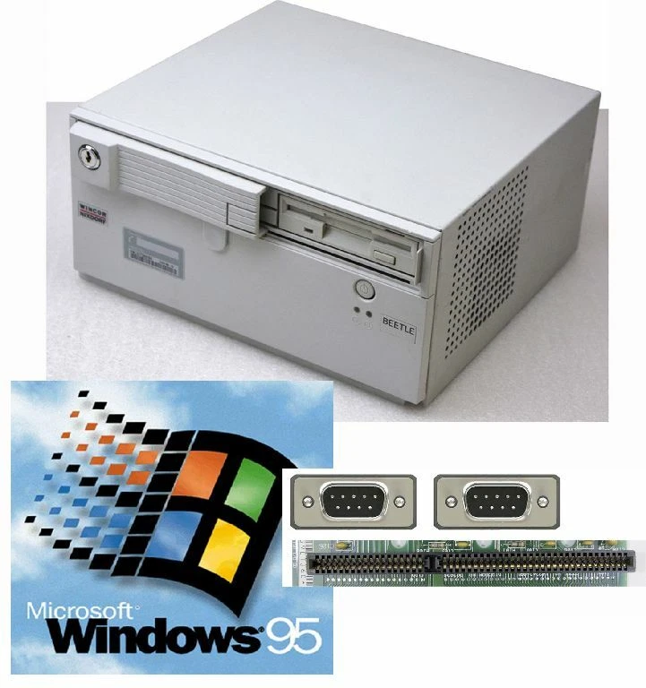 Computadora con PCI Isa Windows 95 Intel 1200 MHZ 256 MB USB RS-232 Lan Lpt W31 Foto 1 de 1