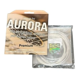 AURORA Premium Arabic Oud UD Strings Silver Plated Wound On nylon Carbon Trebles - Picture 1 of 1