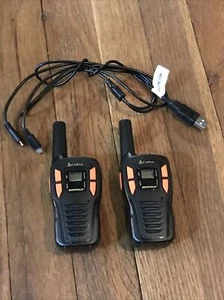 Cobra MicroTalk Walkie Talkies CXT195 Two way Radio Pair Used Great Shape - Picture 1 of 7