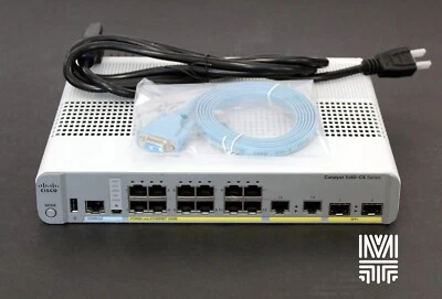 Cisco WS-C3560CX-12PD-S 3560-CX Switch 12 GE PoE+, uplinks: 2 x 10G SFP+ - Image 1 of 4