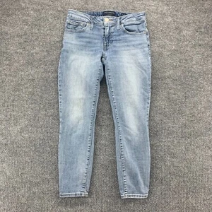 Lucky Brand Jeans Womens 2 Blue Low Rise Crop Lolita Skinny Leg Light Wash 26x24 - Picture 1 of 17