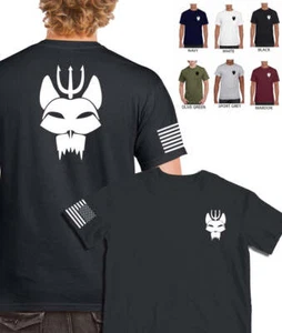 US NAVY SEAL Team 6 T-Shirt Tee Trident Bud/s Operator U.S.A Merica Flag Frogman - Bild 1 von 7