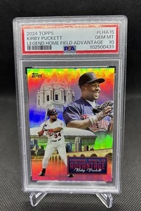 Kirby Puckett 2024 Topps Home Field Advantage PSA 10 Gem Mint #LHA15 - Picture 1 of 2