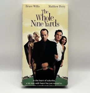 The Whole Nine Yards VHS 2000 Video Tape Bruce Willis Matthew Perry VTG Movie 9 - Picture 1 of 8