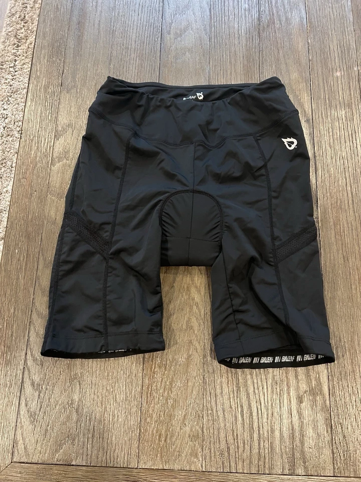 Pantalones Cortos de Ciclismo Para Hombre Baleaf Spandex Negros Acolchados Grandes Foto 1 de 1