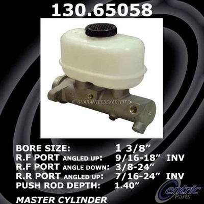Centric Brake Master Cylinder For Ford F-250 Super Duty F-450 Excursion - Image 1 of 3