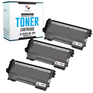 Cartuchos de tóner compatibles con 3-PK CMYi TN-450 para Brother HL-2220 2230 2240 2240D - Imagen 1 de 7