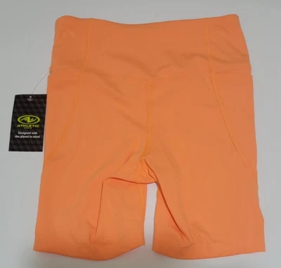 Athletic Works - светло-ярко-оранжевый - женщин велосипед шорты размер XS - совершенно новый! - Изображение 1 из 4