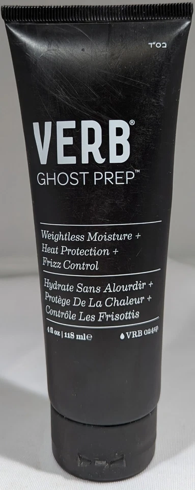 Humedad sin peso Verb Ghost Prep + protección contra el calor + control de frizz, 4 oz. Foto 1 de 1