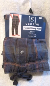 George Brand~Men's Flannel Sleep Pants~Size 3XL~NEW with Tags - Picture 1 of 6