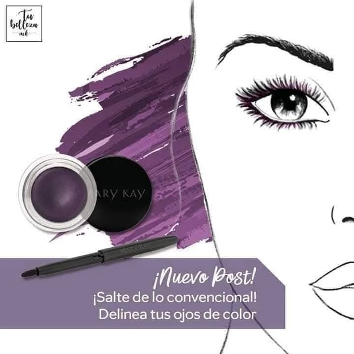 Mary Kay Gel Eyeliner orchid .15 oz With Applicator NEW  - Image 1 of 1