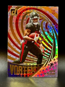 Bijan Robinson 2023 Panini Donruss Football Vortex RC #VOR-21 Atlanta Falcons - Bild 1 von 2