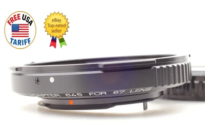 [Top Mint] Pentax Mount Adapter 645 For 67 6x7 Midium Format Lens From JAPAN - Image 1 of 4