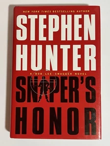 Signed Book Bob Lee Swagger Sniper’s Honor by Stephen Hunter 1st Edition - Foto 1 di 13