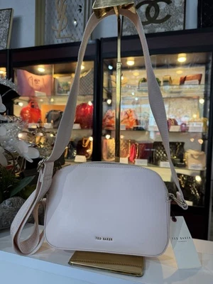 Ted Baker Faux Leather Camera Crossbody Bag Vegan Crossbody Designer NWT $195 - Image 1 of 4