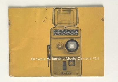 Cámara de cine automática Kodak f/2,3 manual de instrucciones Foto 1 de 2