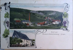 Deutsch- Catharinenberg. Gruß aus.... 1912  . Gelaufen - Bild 1 von 2