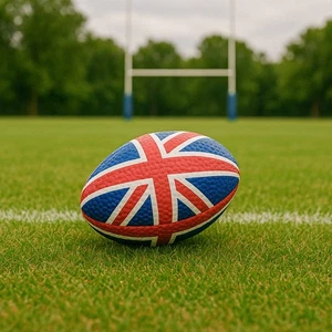 Children Rugby Ball Toy Soft Foam Ball Lightweight Easy-to-Catch Sports Ball - Picture 1 of 7