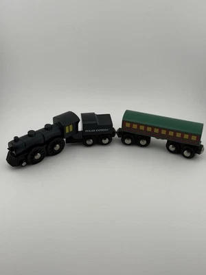 MOTOR BRIO POLAR EXPRESS Y AUTOBÚS TENDER Y PASAJEROS Desde #33426 Ferrocarril de Madera Foto 1 de 4