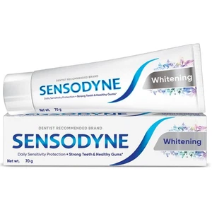 Sensodyne Toothpaste Whitening White Teeth Sensitivity Relief Tooth Paste 70 g - Picture 1 of 6